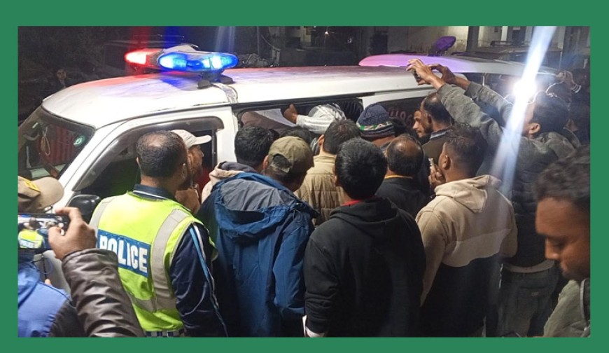 যশোর-চৌগাছা সড়কে বাসের ধাক্কায় দুই যুবক নিহত