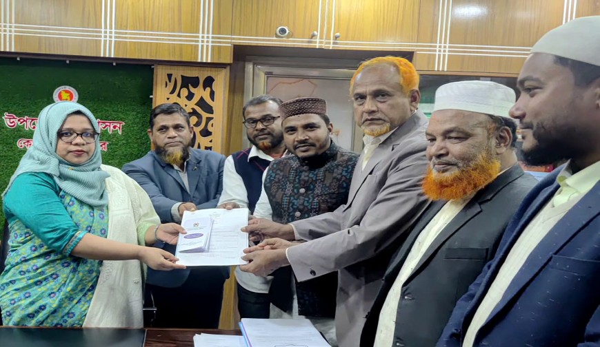 কেশবপুরে জামায়াত প্রার্থী অধ্যাপক মোক্তার আলী’র মনোনয়নপত্র গ্রহন