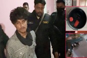 গোল্ডেন সাব্বির পিস্তল ও ককটেলসহ আটক
