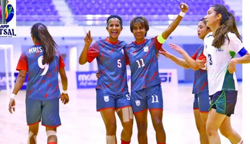 মালদ্বীপকে উড়িয়ে সাফ ফুটসাল চ্যাম্পিয়ন বাংলাদেশ