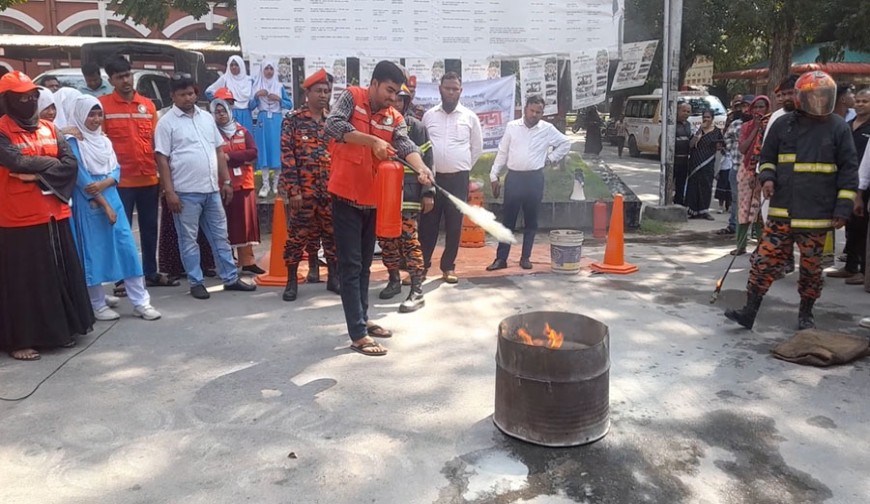 যশোরে আন্তর্জাতিক দুর্যোগ প্রশমন দিবস পালন