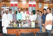 যশোর সরকারি সিটি কলেজের নবাগত অধ্যক্ষ প্রফেসর আব্দুস সালাম আজাদের দায়ীত্ব গ্রহণ