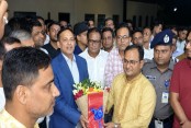কোটচাঁদপুরে অ্যাটর্নি জেনারেল কাজলের পূজামণ্ডপ পরিদর্শন, সনাতন ধর্মাবলম্বীদের সঙ্গে শুভেচ্ছা বিনিময়
