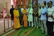 রাষ্ট্রীয় ব্যস্ততার মাঝেও যশোরের মণ্ডপে হাজির প্রতিমন্ত্রী অমিত