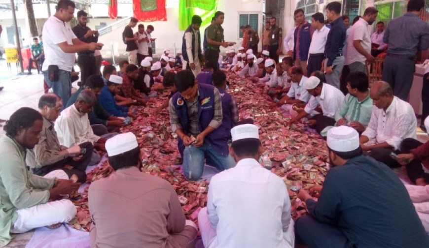 শাহজালাল মাজারের দানবাক্সে মিলল ৮৮ লাখ ৬৫ হাজার টাকা
