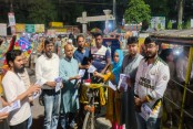 ৩১ অক্টোবর লংমার্চ সফল করতে যশোরে এনসিপির লিফলেট বিতরণ