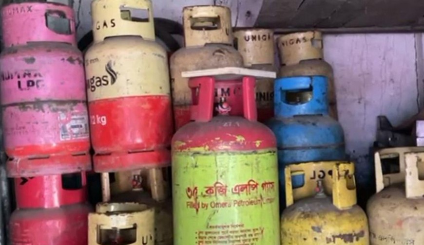 এলপিজি ১২ কেজি সিলিন্ডারের দাম বেড়ে হলো ১৮৩৭ টাকা