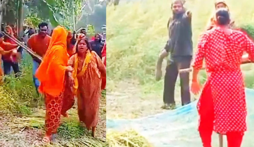 কেশবপুরে চাঁদার দাবিতে বসতবাড়ি ভাঙচুর ও ফসল লুটের অভিযোগে সংবাদ সম্মেলন