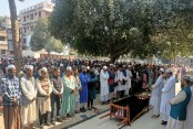 চিরনিদ্রায় শিক্ষক মুক্তাদির বিল্লাহ: জানাজা শেষে প্রিয় প্রাঙ্গণেই শেষ বিদায়