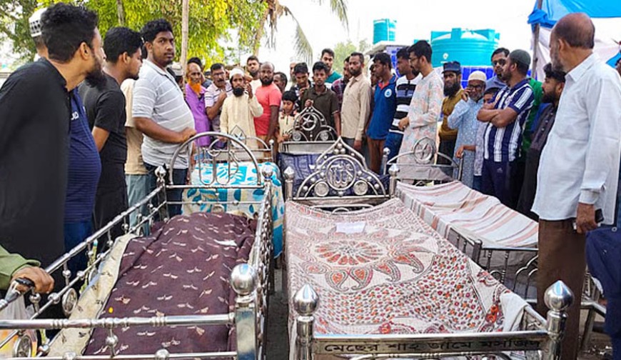 এক উঠোনে ৯ খাটিয়া, জুমার নামাজের পর জানাজা