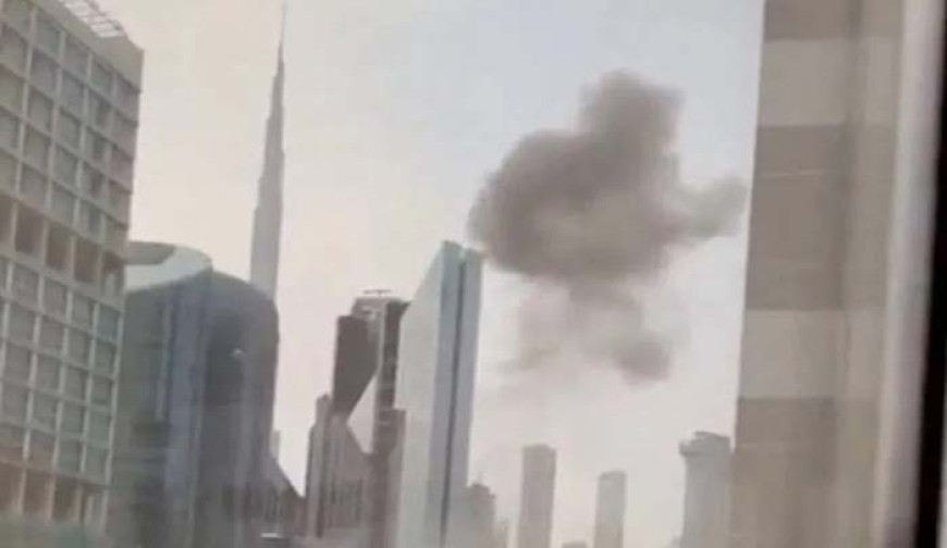 দুবাইয়ে বুর্জ খলিফার কাছে বাণিজ্যিক প্রাণকেন্দ্রে ড্রোন হামলা