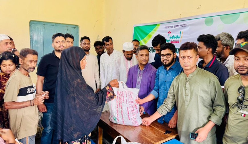 যশোরে আরও ৭০ পরিবার পেল আল মামুন ফাউন্ডেশনের ঈদ উপহার