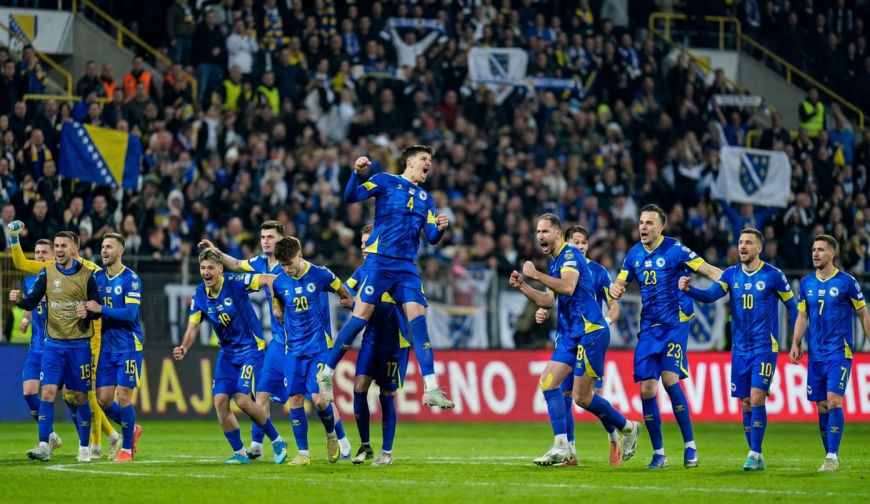 টাইব্রেকারে ইতালিকে হারিয়ে চমক বসনিয়া হার্জেগোভিনার