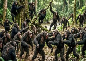 উগান্ডায় শিম্পাঞ্জিদের ‘গৃহযুদ্ধ’: এলাকা দখলে মরিয়া দুই পক্ষ