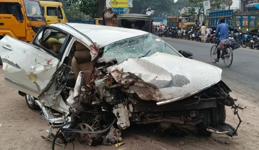 শ্বশুরবাড়ি যাওয়ার পথে প্রাণ হারালেন  যুবক ইফতেখার