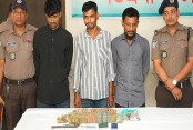 জুয়া ও মাদকের টাকা জোগাড় করতে গির্জায় লুট, গ্রেপ্তার ৩