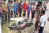 ট্রাক-মোটরসাইকেল সংঘর্ষে  নিহত ২