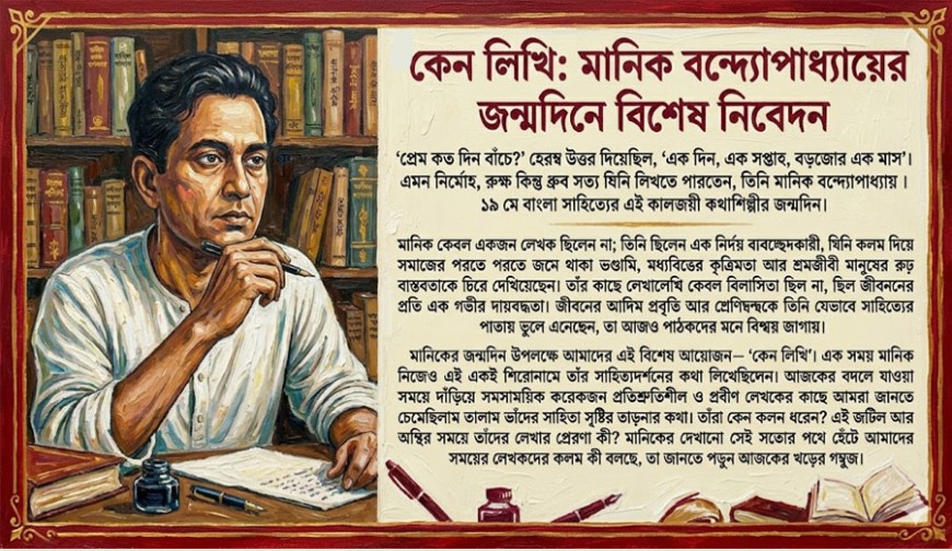 কেন মানিক আজও অপরিহার্য