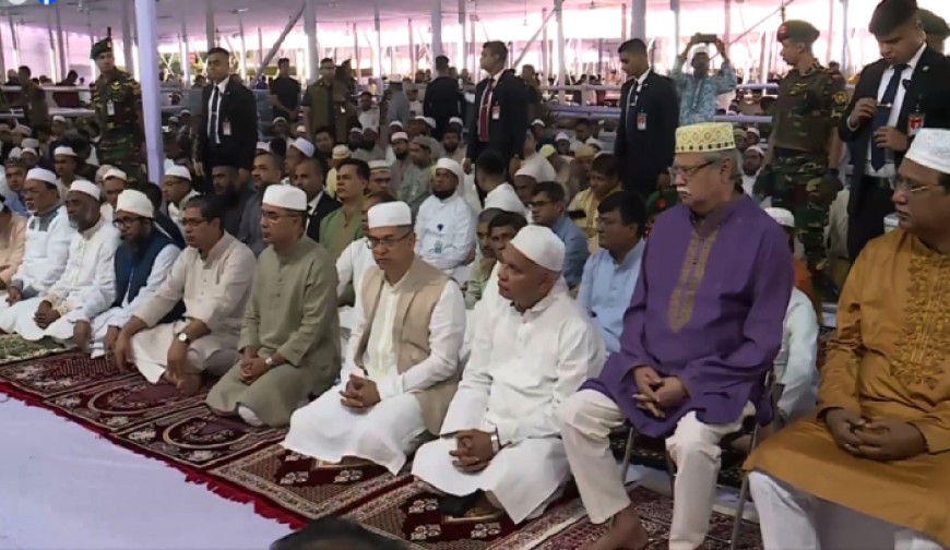 জাতীয় ঈদগাহে প্রধান জামাত অনুষ্ঠিত