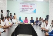 চৌগাছায় সরকারি কর্মকর্তাদের সঙ্গে এমপি মুন্নি’র মতবিনিময়