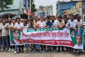 রাজনীতিতে অপপ্রচার, কুৎসা সংস্কৃতির প্রতিবাদে যশোরে যুবদলের মিছিল