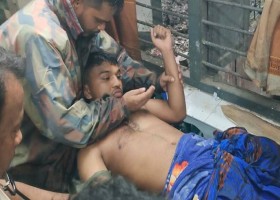 সীমান্তে টহলরত বিজিবি সৈনিক বজ্রপাতে আহত