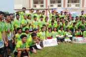 ঝিনাইদহে তরুণদের মাদকবিরোধী ম্যারাথন