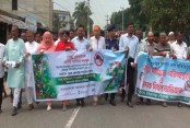 যশোর বাঘারপাড়ায় ডেঙ্গু প্রতিরোধে পরিচ্ছন্নতা ও সচেতনতা