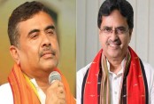 শুভেন্দু ও মানিক সাহাকে আম উপহার বাংলাদেশের
