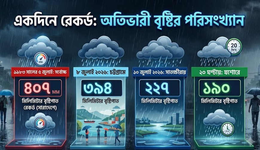 ৪০ বছর পর বর্ষার রুদ্ররূপ দেখছে প্রকৃতি