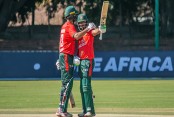 সাইফউদ্দিনের ৪ বলে ৪ ছক্কায় সিরিজে সমতা ফিরলো বাংলাদেশ
