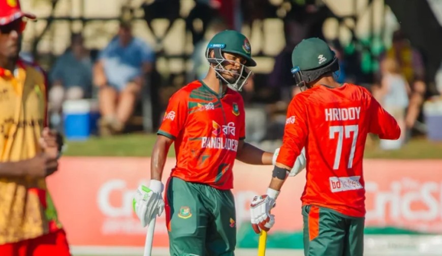 জিম্বাবুয়েকে হারিয়ে সিরিজ জিতল বাংলাদেশ