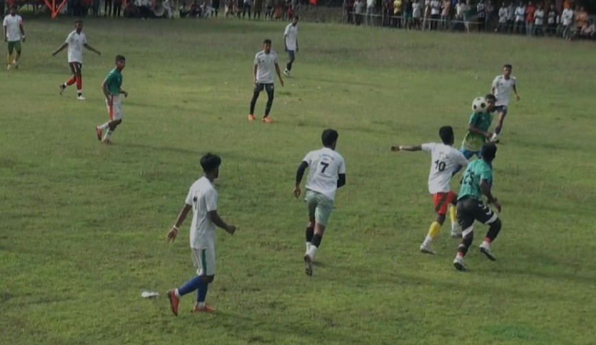 ৩-০ গোলে কেশবপুরকে হারিয়ে ফাইনালে জামান ট্রেডার্স
