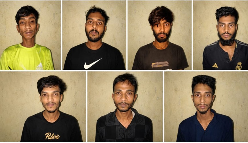 যশোর উপশহরের ৭ মাদকসেবীর সাজা