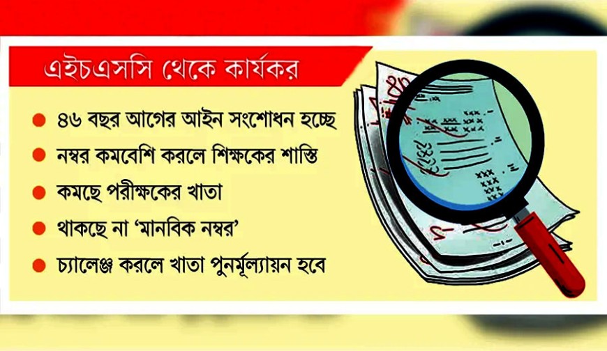 পাবলিক পরীক্ষার খাতা মূল্যায়নেে আসছে বদল