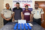 যশোরে ৩০ হাজার পিস ইয়াবাসহ দুই মাদক ব্যবসায়ী আটক