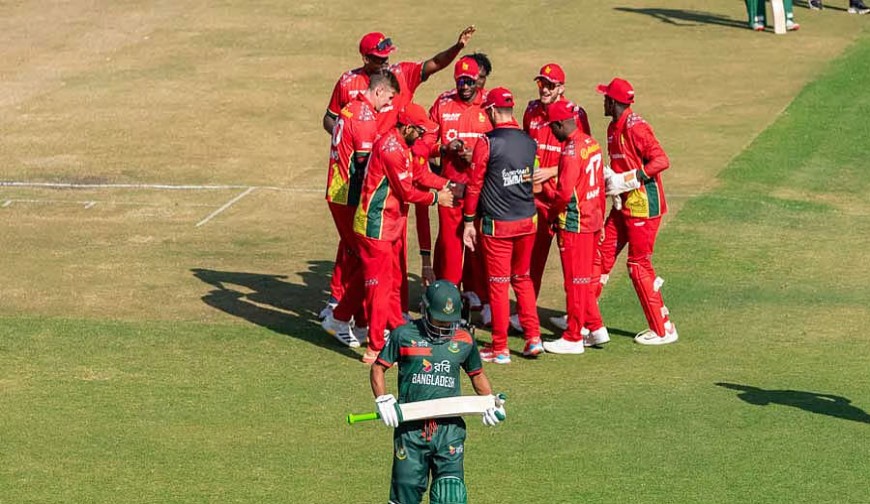 জয়ের পথে থেকেও ব্যাটিং বিপর্যয়ে সিরিজ হার বাংলাদেশের