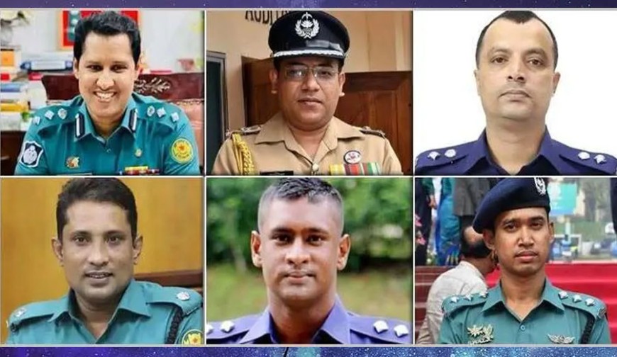 বরখাস্ত হলেন বিপ্লব, ইকবাল, সুদীপ, রুহানীসহ ৬ পুলিশ কর্মকর্তা
