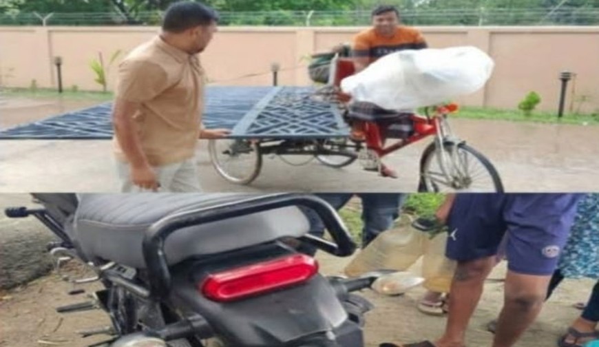 বেনাপোলে ভ্যানের সঙ্গে মোটরসাইকেলের সংঘর্ষ, নিহত -১ আহত-২