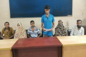 পৈতৃক ভিটা থেকে উচ্ছেদের চেষ্টা ও মারধরের অভিযোগে সংবাদ সম্মেলন