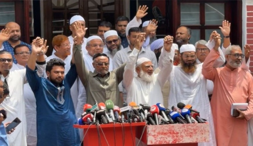 ১১ দলীয় ঐক্যের রাষ্ট্রপতি প্রার্থী অলি আহমদ
