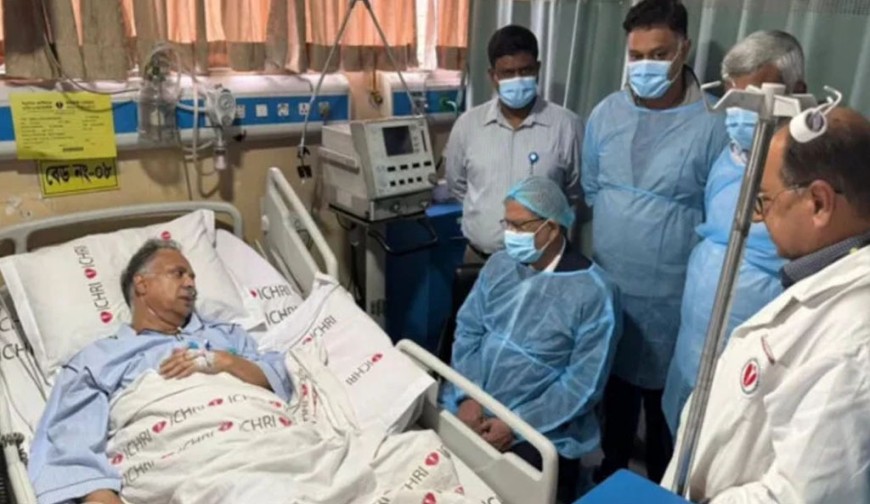 অসুস্থ জ্বালানি মন্ত্রী টুকুকে দেখতে হাসপাতালে রাষ্ট্রপতি