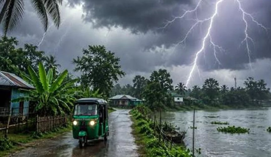 ৬ জেলায় ঝোড়ো হাওয়াসহ বজ্রবৃষ্টির শঙ্কা