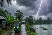 ৬ জেলায় ঝোড়ো হাওয়াসহ বজ্রবৃষ্টির শঙ্কা